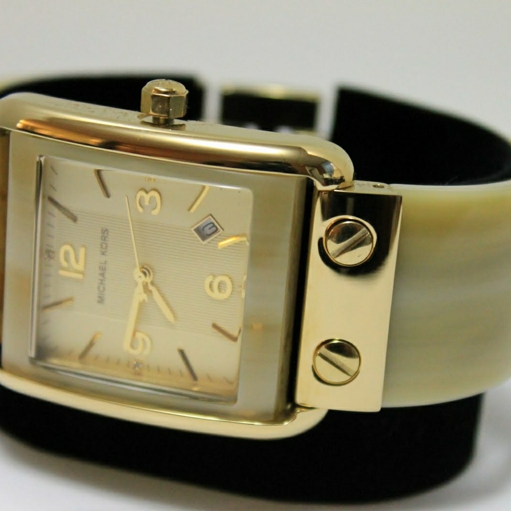 Michael Kors Women's MK4236 Horn Bangle Watch